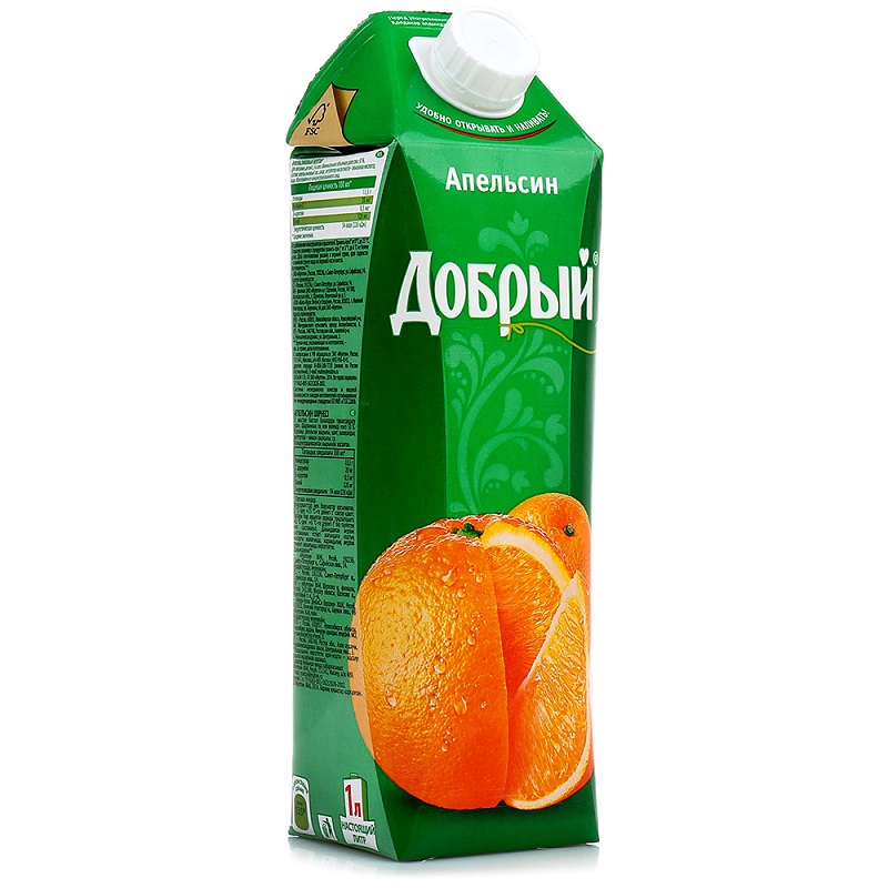 Сок Добрый апельсин 1л